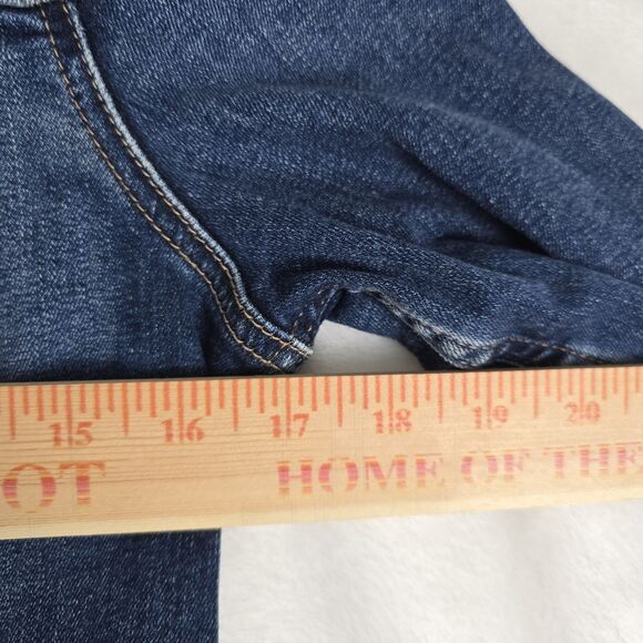 AG Adriano Goldschmied Mirah Denim Jacket Women Small Blue Stretch Jean Trucker - Picture 5 of 8